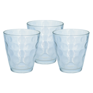 Set 3 pahare transparente sticla 305 ML